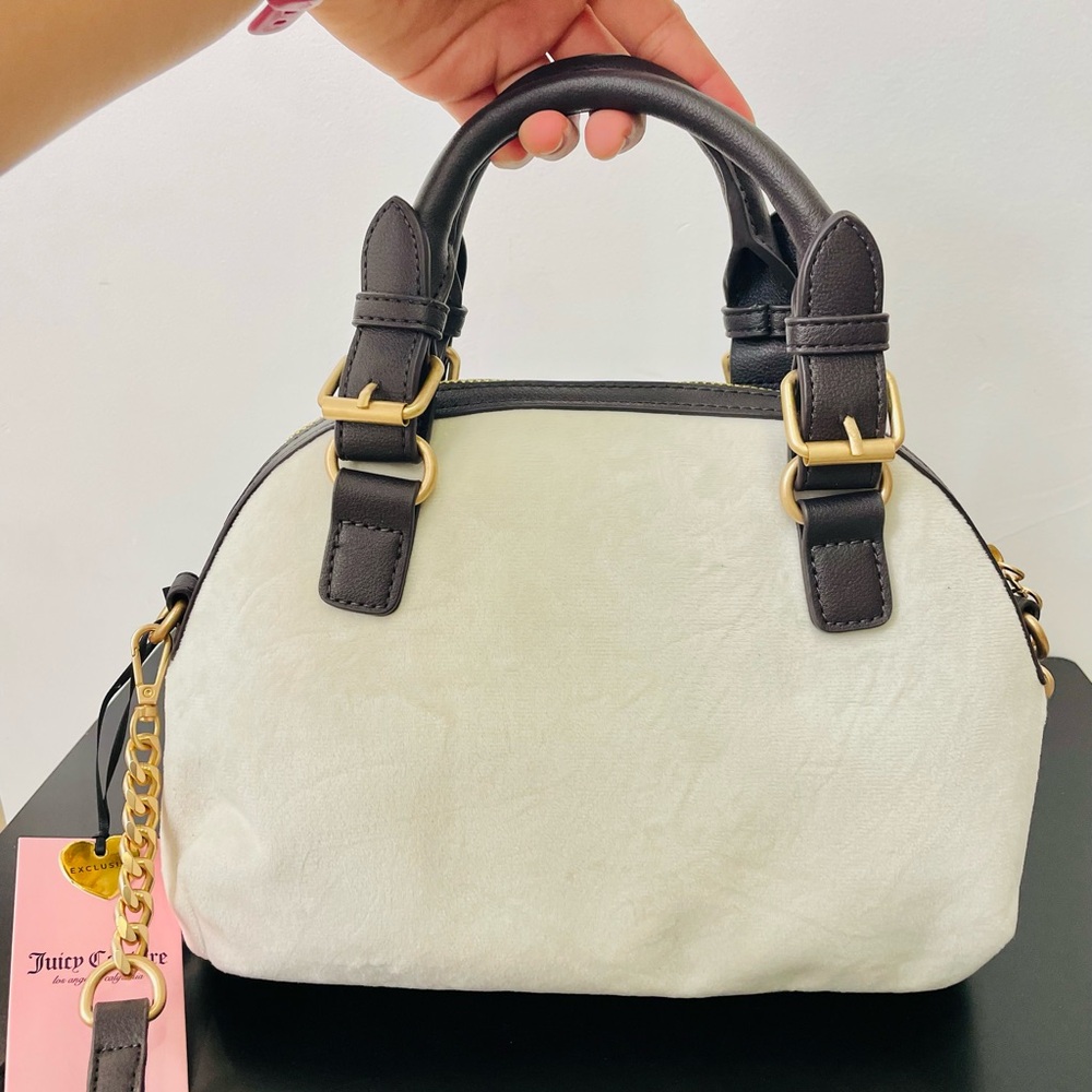Juicy Couture “The Key to Juicy” Dome Satchel Crossbody Bag – Crystal Y2K NWT - Picture 5 of 10